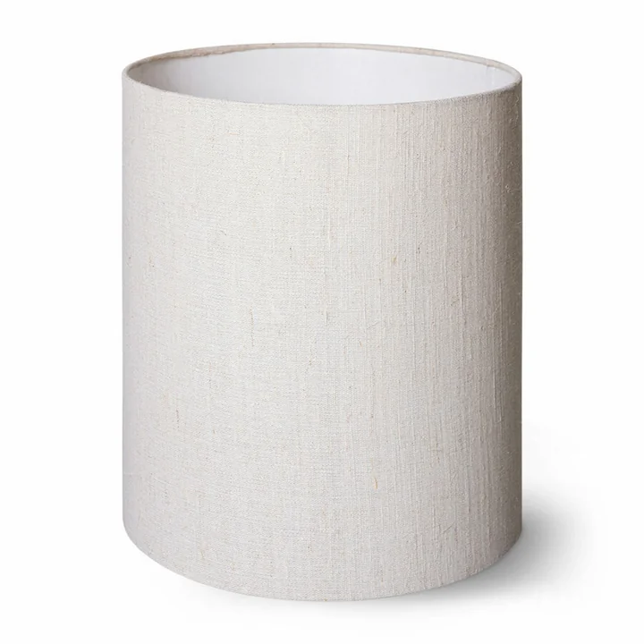 Abat-jour cylindrique en lin, Ø 30 cm, naturel de HKliving
