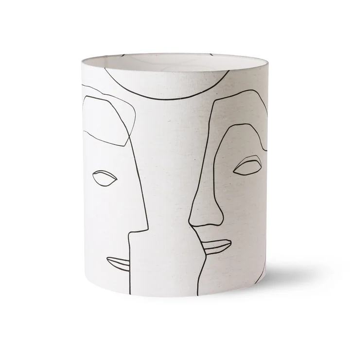 Printed Faces Abat-jour, L de HKliving