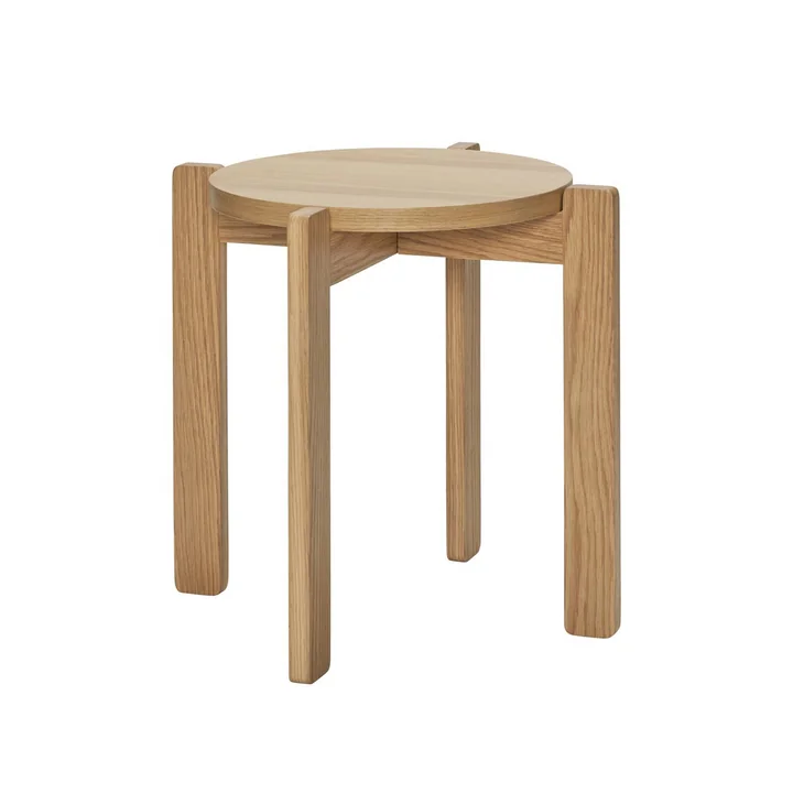 Always Tabouret, H 42 cm, chêne de Hübsch Interior