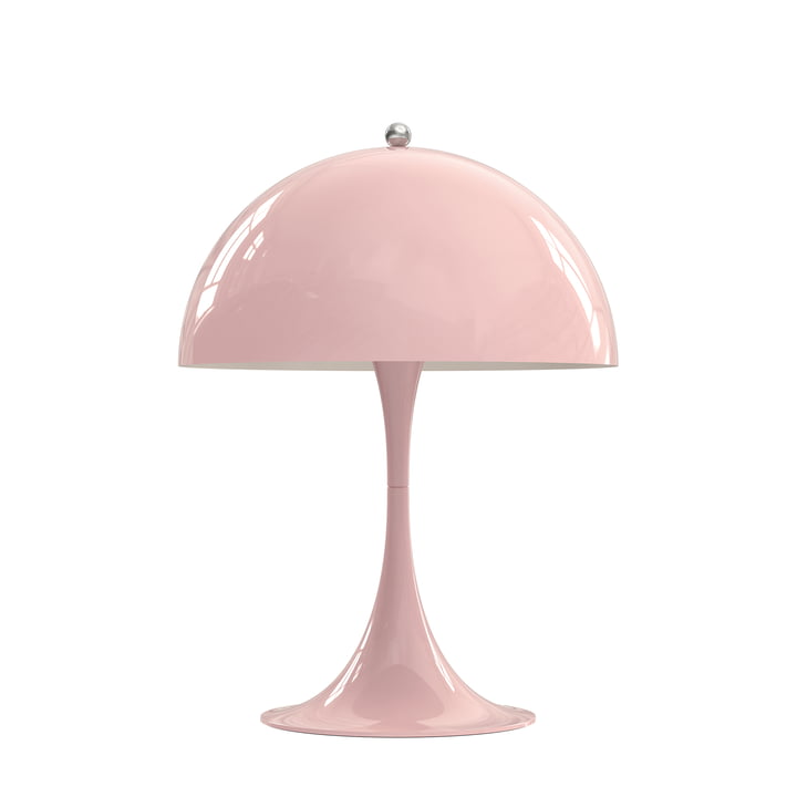 Panthella Mini Lampe de table Ø 25 cm, pale rose de Louis Poulsen