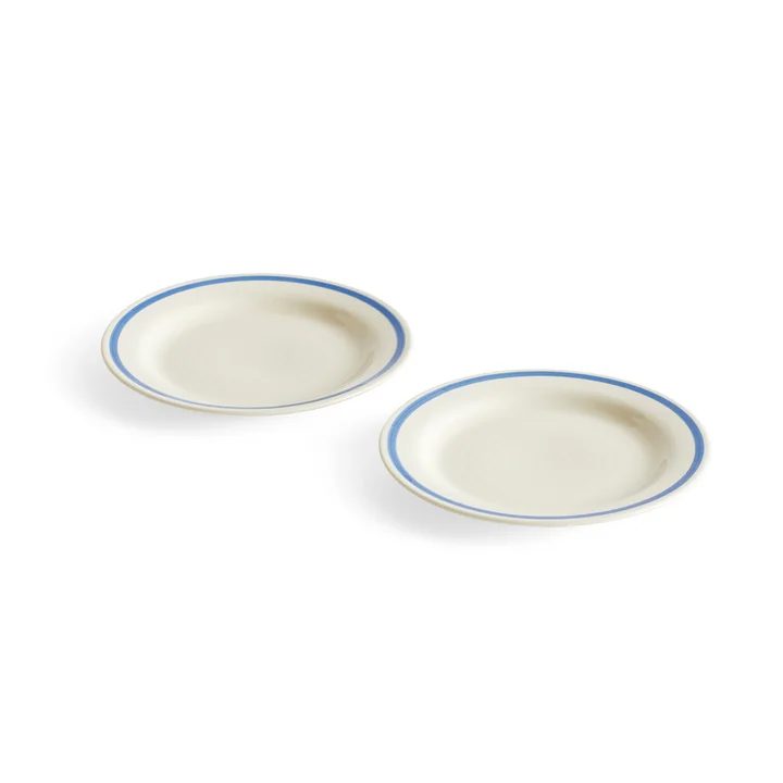 Sobremesa Assiette, Ø 18,5 cm, bleue (set de 2) de HAY