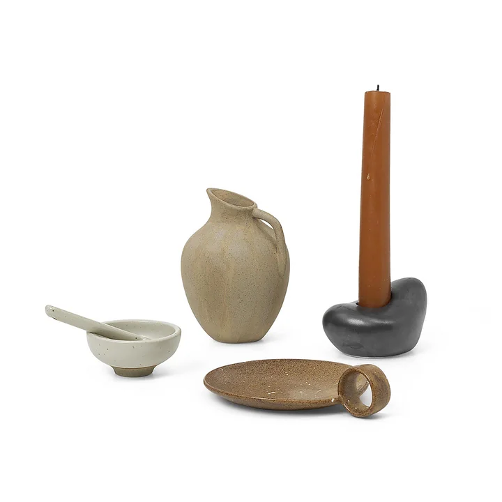 Cadeaux de l'Avent en céramique, multicolore (set de 4) de Ferm Living
