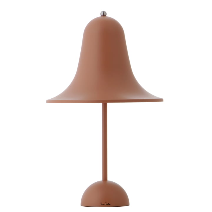 Verpan - Pantop Portable LED Lampe à accu Ø 30 x 18 cm, terracotta