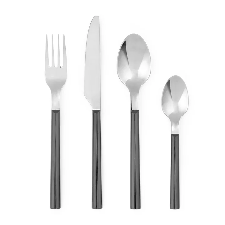 Grand Cru Set de couverts, gris cendré (16 pcs.) de Rosendahl