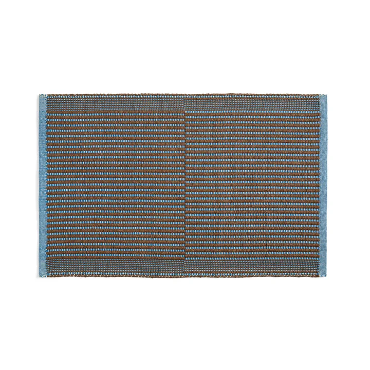 Tapis Paillasson, marron / bleu de HAY