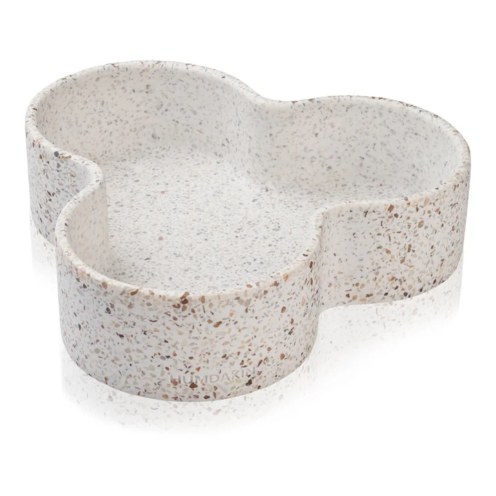Pisa Terrazzo bol de Humdakin dans la finition rouge / beige
