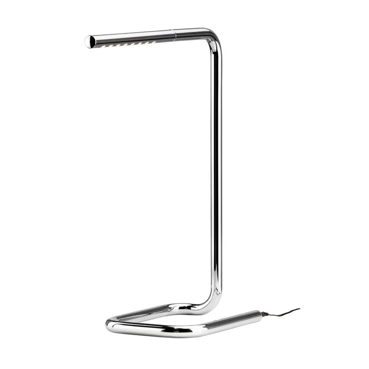 Lampe de table Lum LED H 50 cm de Thonet en chrome