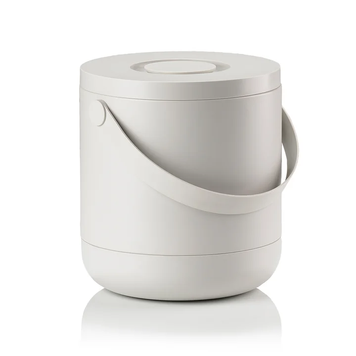 Circular Poubelle, 15 l., warm grey de Zone Denmark