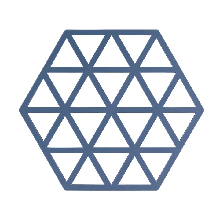 Triangle Dessous de verre, 16 x 14 cm, denim de Zone Denmark