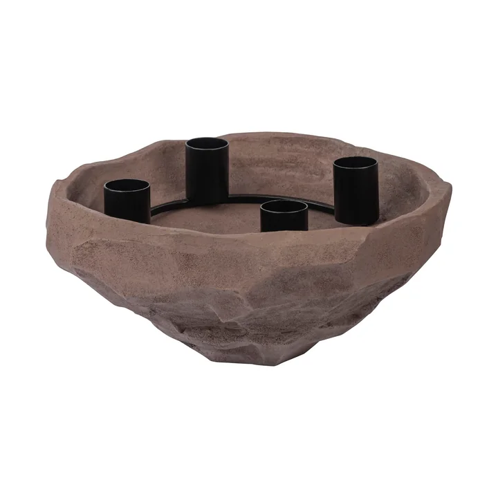 Art Piece Nuki Porte-bougies de Mette Ditmer dans la couleur clay