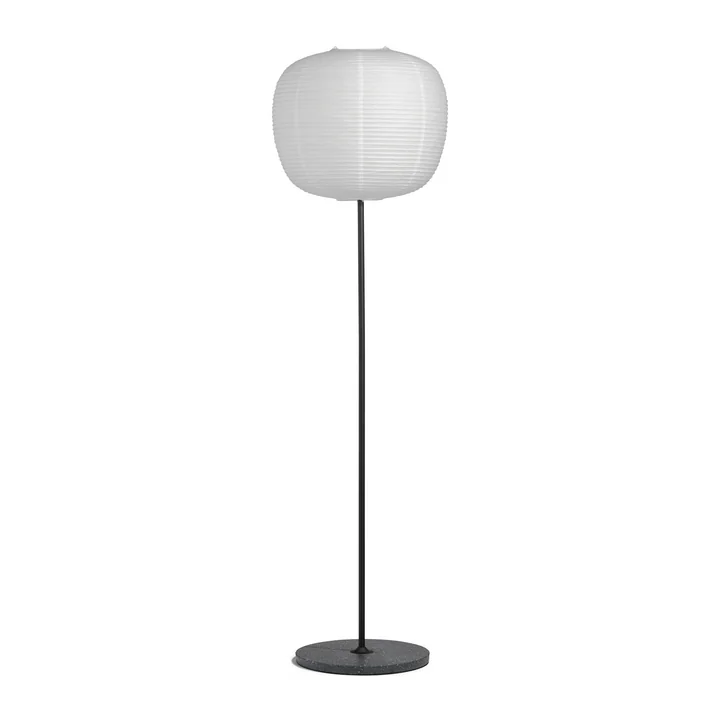 Common Lampadaire Base, Terrazzo Socle, noir de HAY