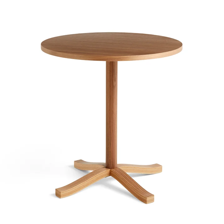 Pastis Table de salle à manger, Ø 70 x 74 cm, walnut de HAY