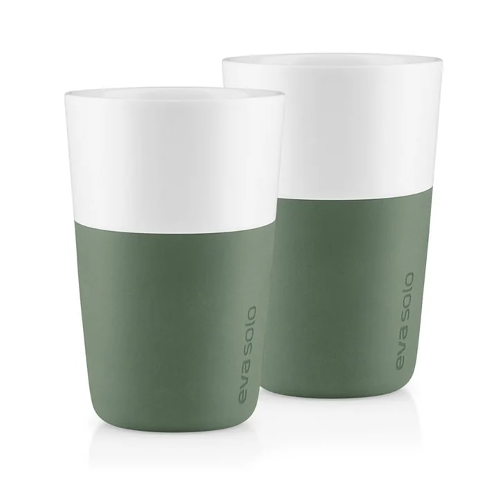 Caffé Tasses à latte (set de 2), sage de Eva Solo