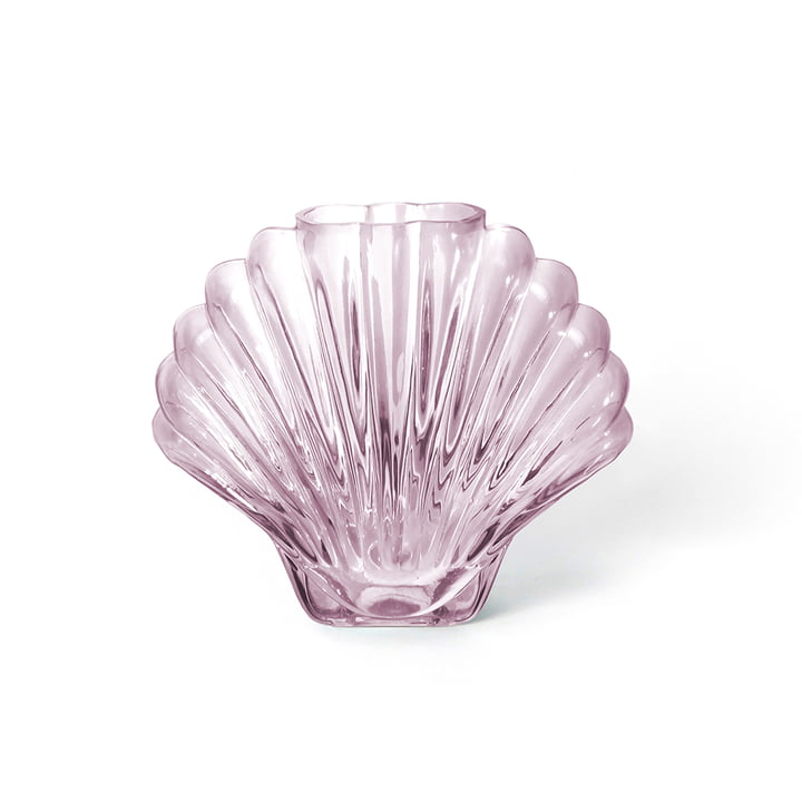 Seashell Vase de Doiy dans la version rose / transparent