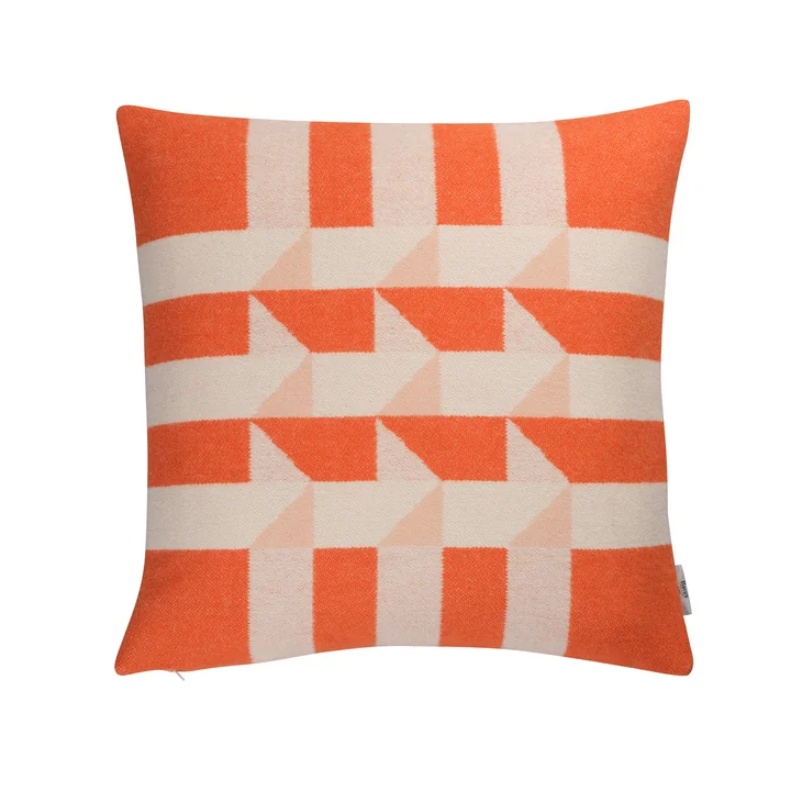 KVAM Coussin, 50 x 50 cm, orange de Røros Tweed