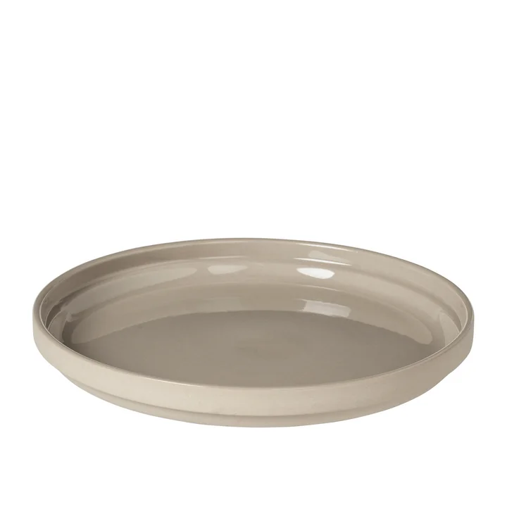 Nordic Bistro Assiette plate, Ø 26 x 3 cm, beige de Broste Copenhagen