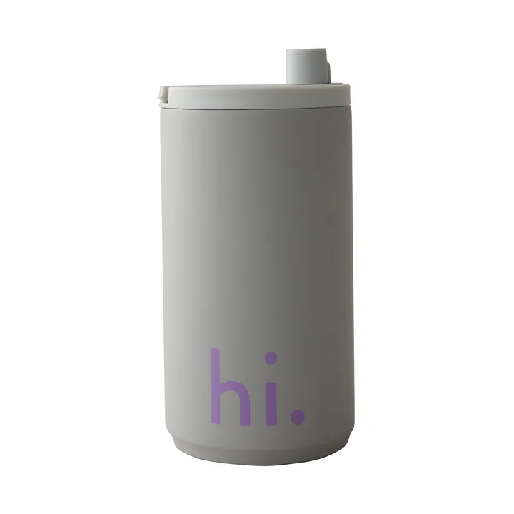 Hi Travel Gobelet, 0.35 l, cool grey de Design Letters