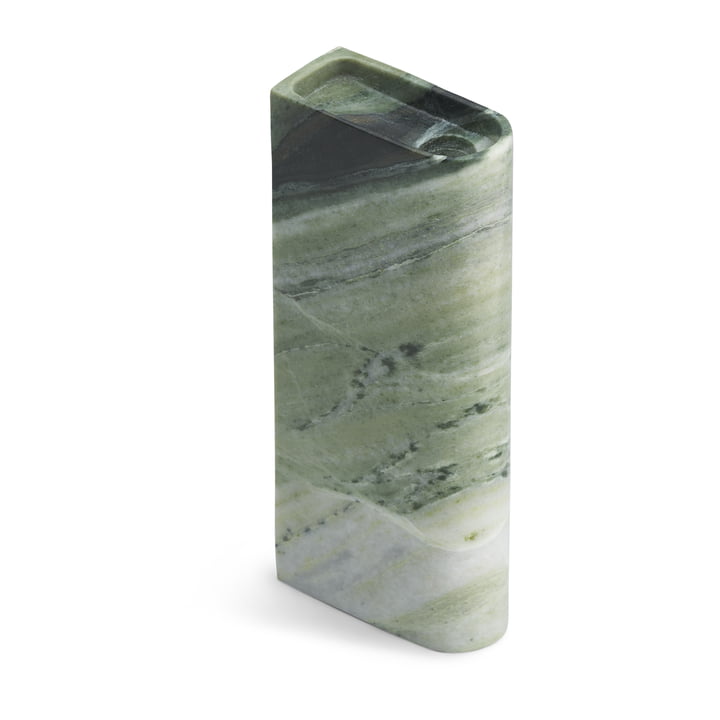 Northern - Monolith bougeoir tall, marbre vert