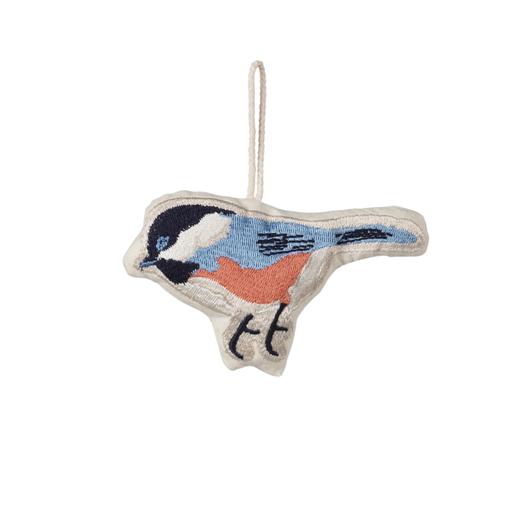 Christmas Bird Pendentif décoratif, bleu de Broste Copenhagen