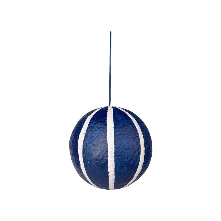 Broste Copenhagen - Sphere Boule de Noël, Ø 12 cm, bleu intense