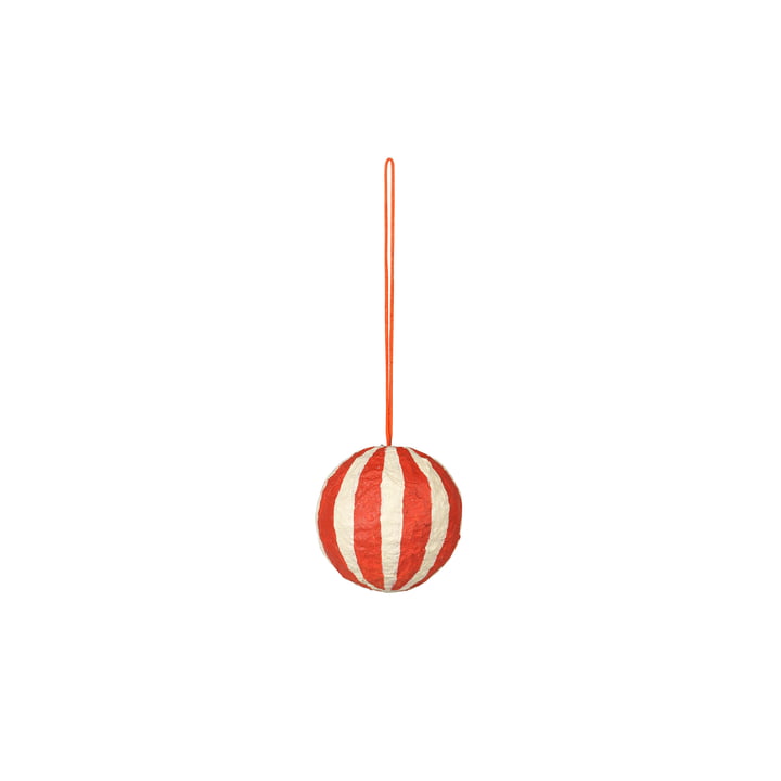 Broste Copenhagen - Sphere Boule de Noël, Ø 6 cm, pumkin orange