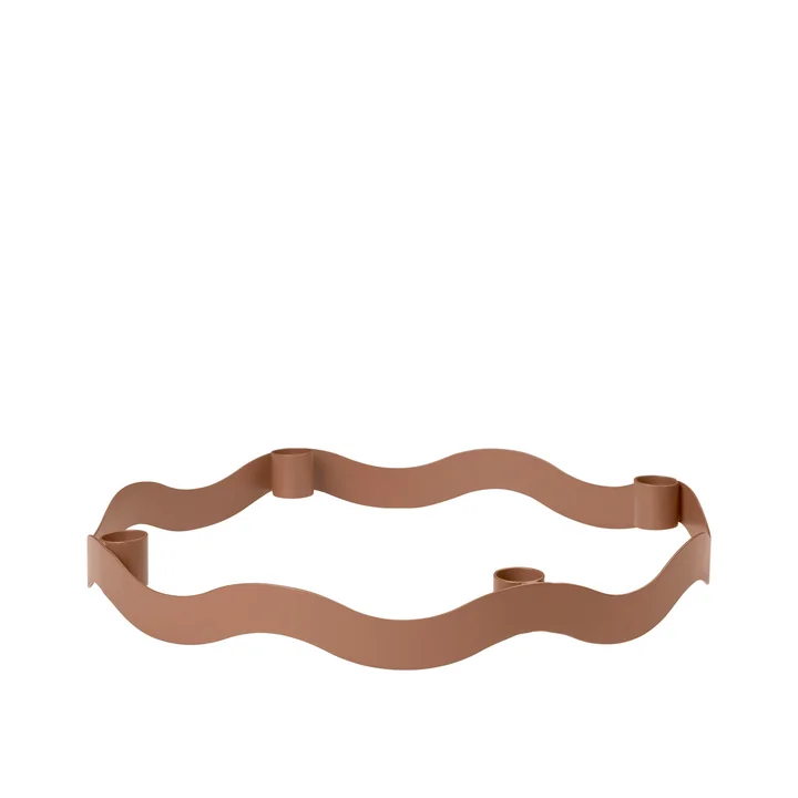 Halo Bougeoir, caramel brown de Broste Copenhagen