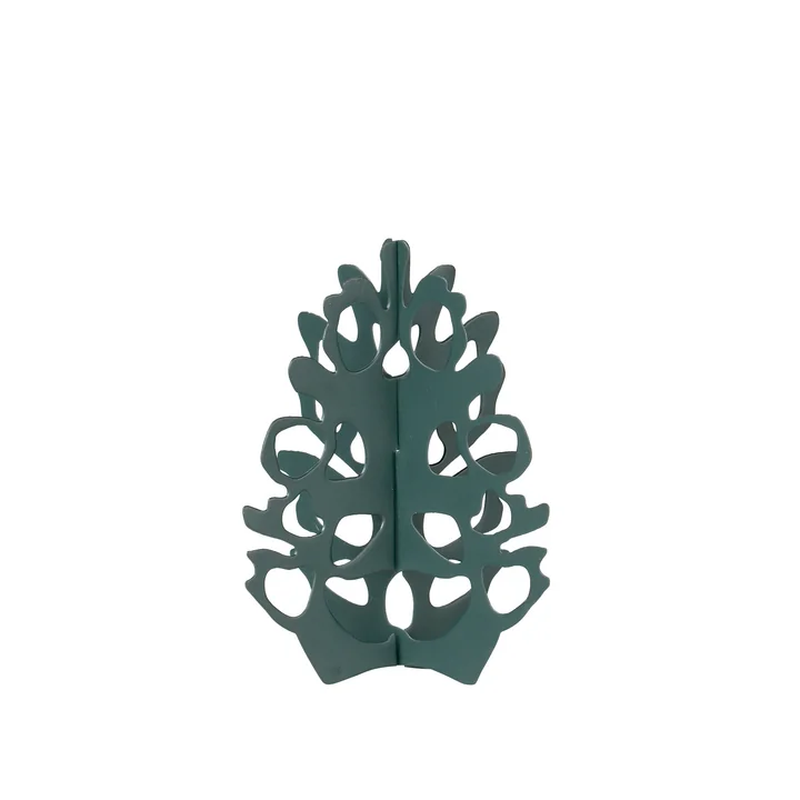 Broste Copenhagen - Christmas Cone Décoration de table, Ø 6 cm, forest green