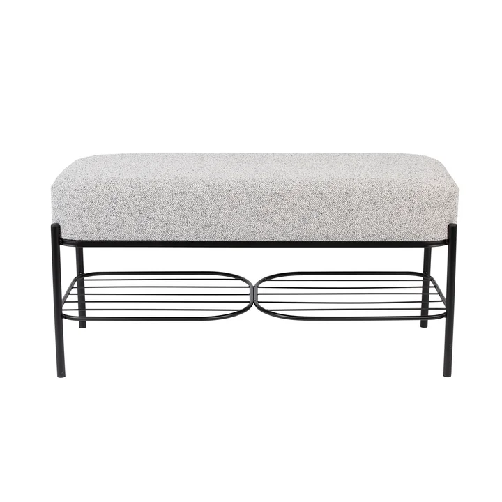 Comfy Banc de Livingstone dans la version noir / gris