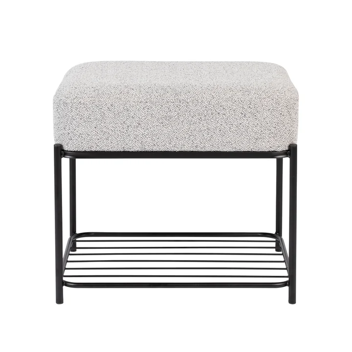 Comfy Tabouret de Livingstone dans la finition noir / gris