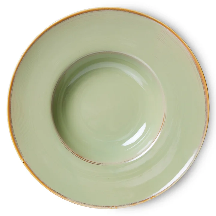 Chef Ceramics Assiette de HKliving dans la version moss green