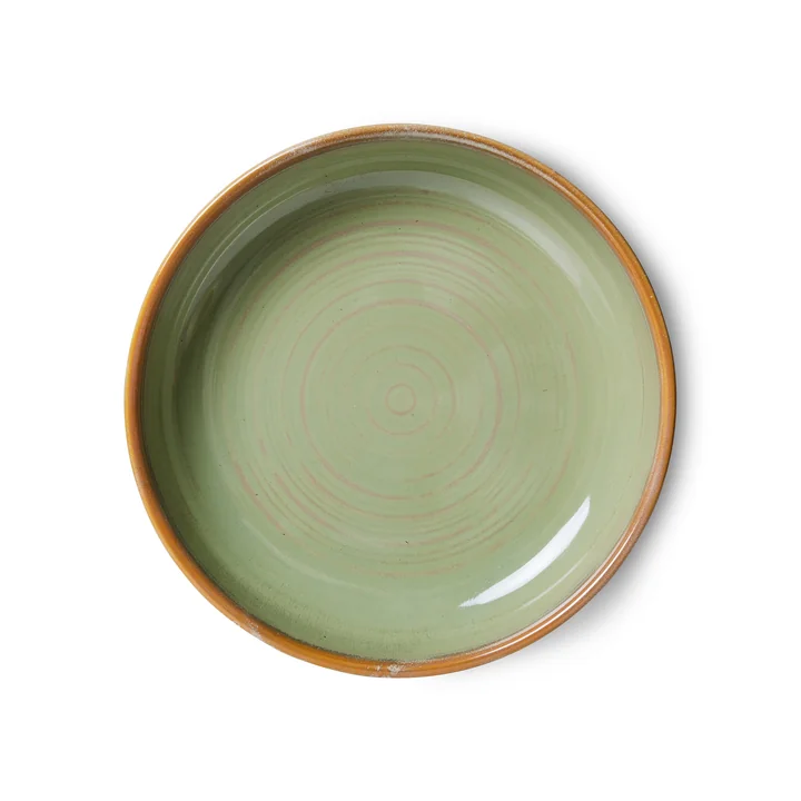 Chef Ceramics Assiette de HKliving dans la version moss green