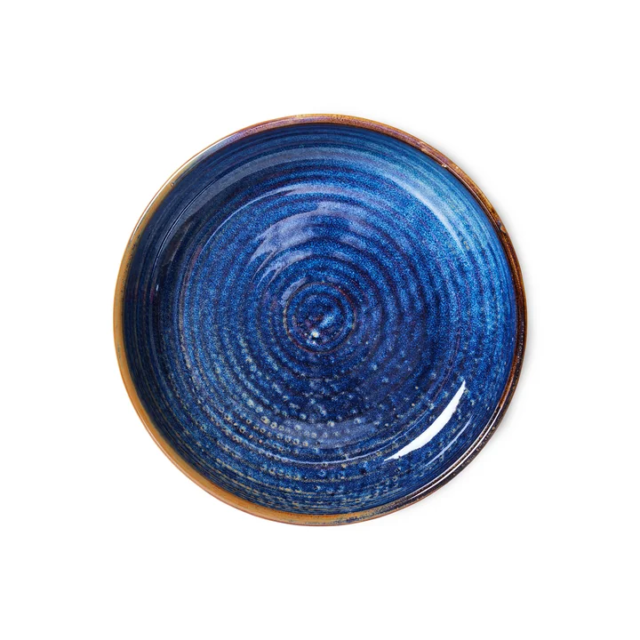 Chef Ceramics Assiette de HKliving dans la version rustic blue
