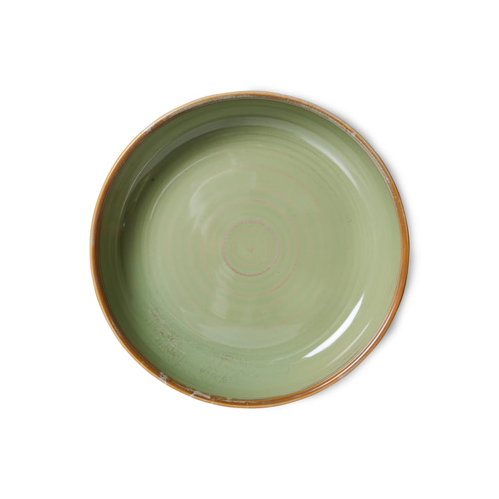 Chef Ceramics Assiette de HKliving dans la version moss green