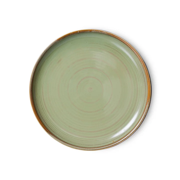 Chef Ceramics Assiette de HKliving dans la version moss green