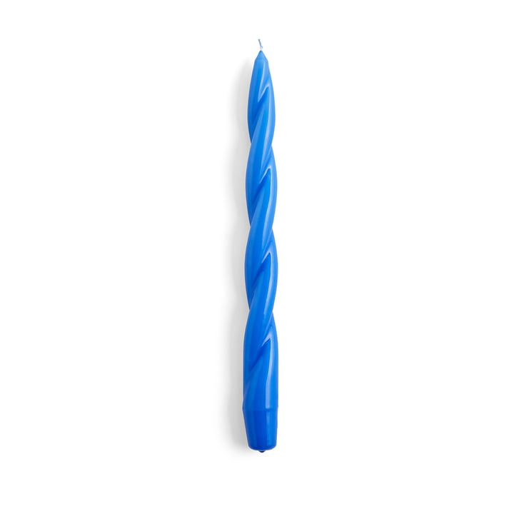 Spiral Bougies, H 29 cm, sky blue de Hay