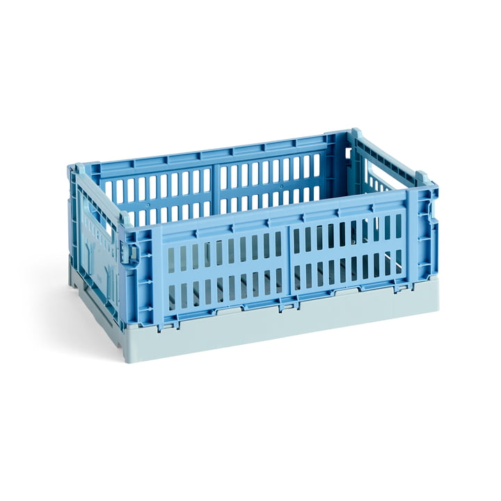 Colour Crate Mix Panier S, 26,5 x 17 cm, sky blue, recycled de Hay