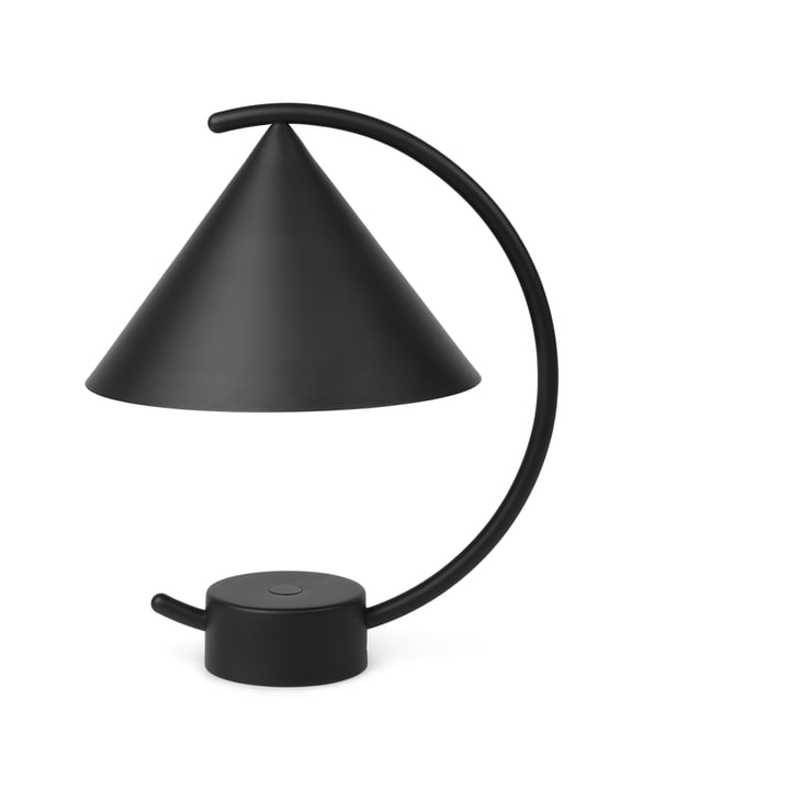La lampe de table Meridian de ferm Living en noir