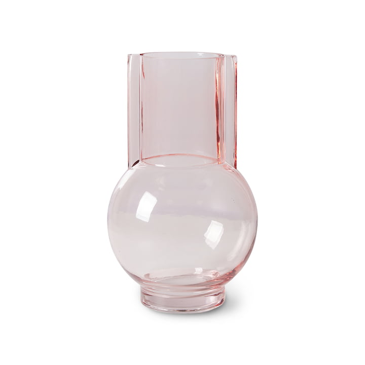 Vase en verre, sundae pink de HKliving