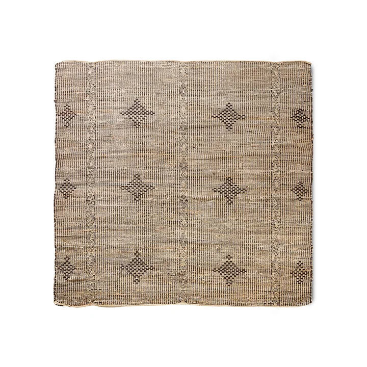 Tapis de jute, 200 cm x 200 cm, rustic de HKliving