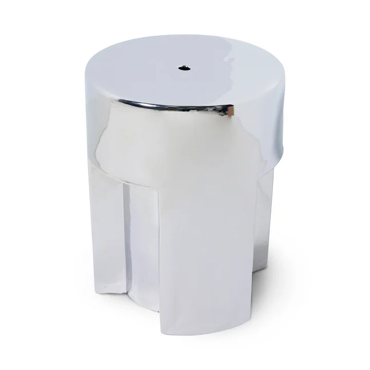 Table d'appoint en faïence de HKliving dans la version chrome