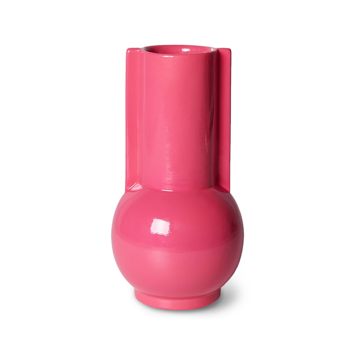 Vase en céramique de HKliving dans la version hot pink