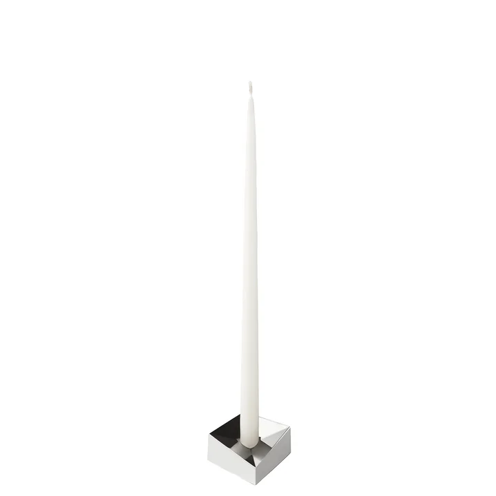 Reflect Bougeoir de Stoff Nagel dans la version small, chrome