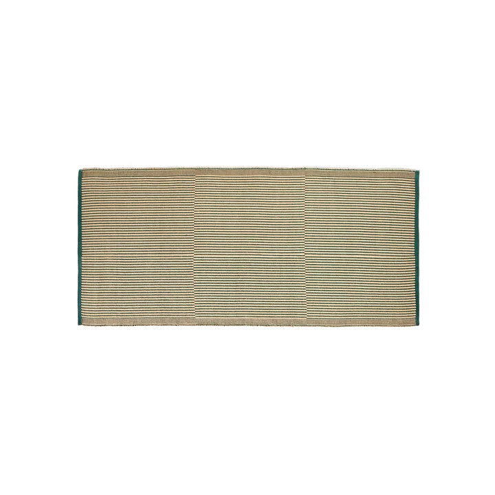 Tapis, noir / vert de HAY.