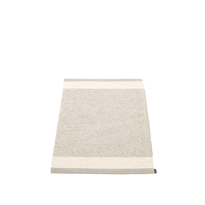 Edit Tapis, 60 x 85 cm, linen / vanilla / stone metallic de Pappelina