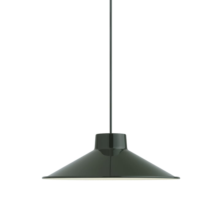 Top Lampe LED suspendue, Ø 36 cm, vert foncé de Muuto