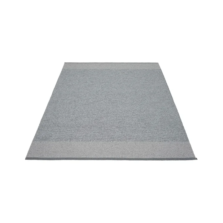 Edit Tapis, 140 x 200 cm, granit / grey / grey metallic de Pappelina
