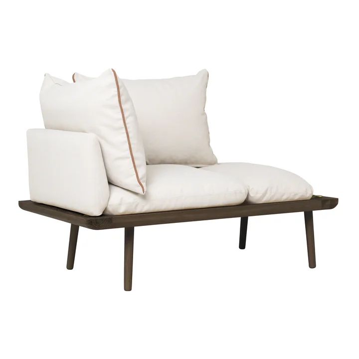 Lounge Around 1. 5 places, chêne foncé / white sands de Umage