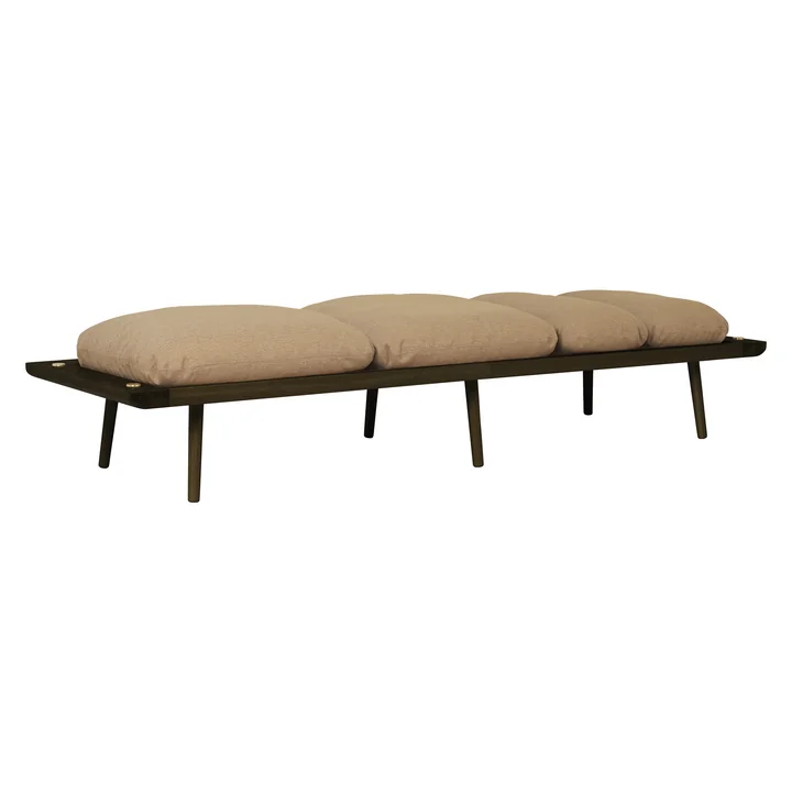 Lounge Around Daybed, chêne foncé / sugar brown de Umage