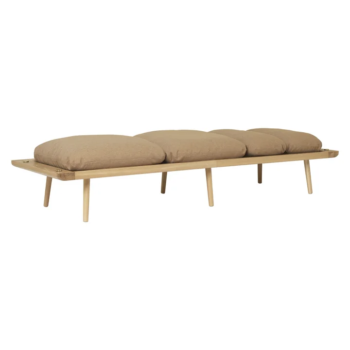 Lounge Around Daybed, chêne / sugar brown de Umage