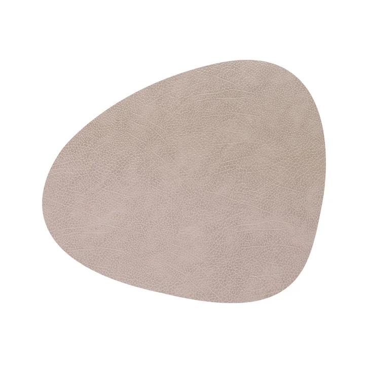 Set de table Curve M, 31 x 35 cm, Hippo warm grey de Lind DNA